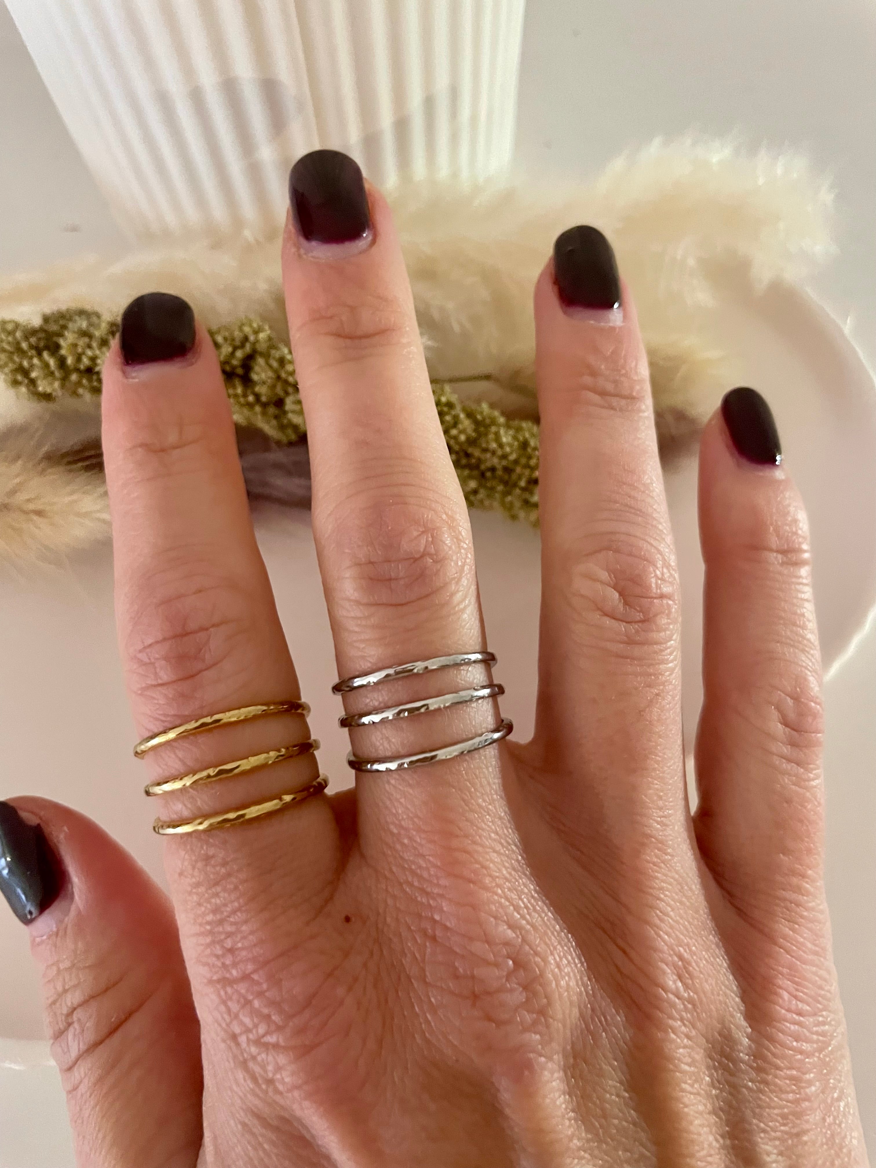 Anillo Antique Triple 