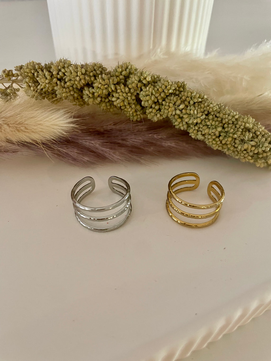 Anillo Antique Triple 